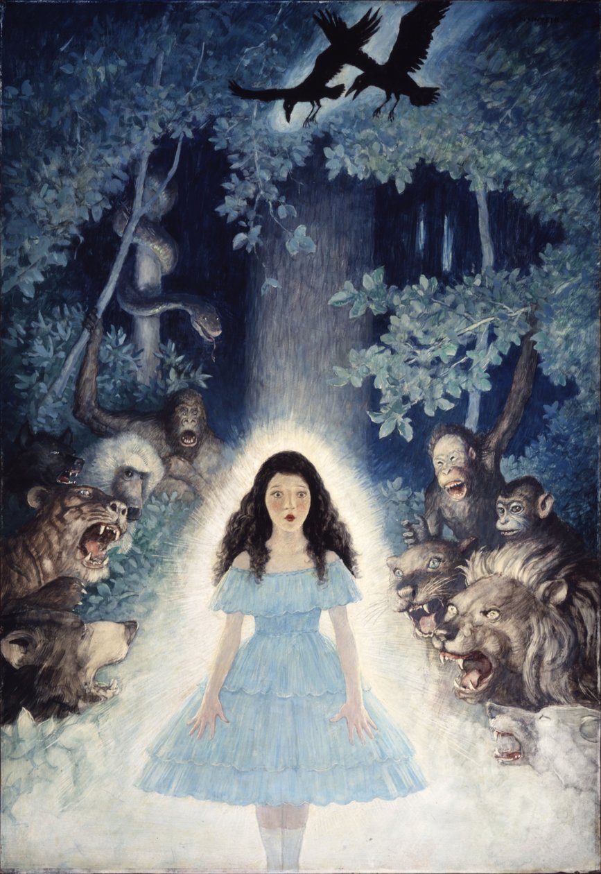 Kar Damlası (Rönesans panelindeki yağ) by Newell Convers Wyeth