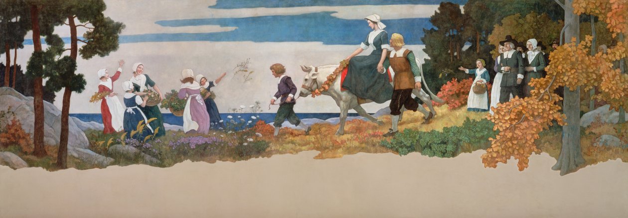 Düğün Alayı, 1941 by Newell Convers Wyeth
