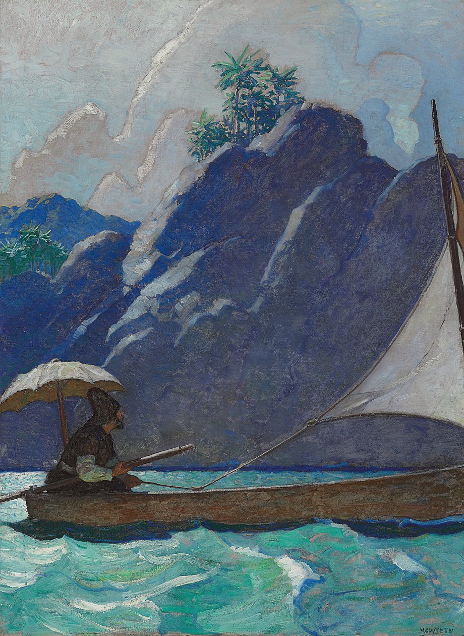Ve Böylece Arada Bir Denizde Küçük Bir Yolculuk Yaptım by Newell Convers Wyeth