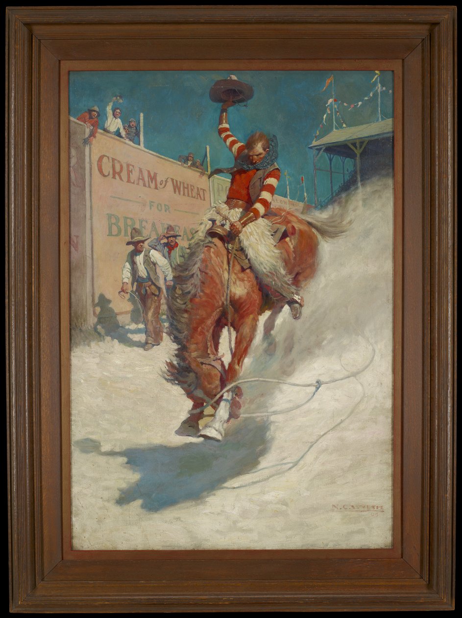 Vahşi at terbiyecisi by Newell Convers Wyeth