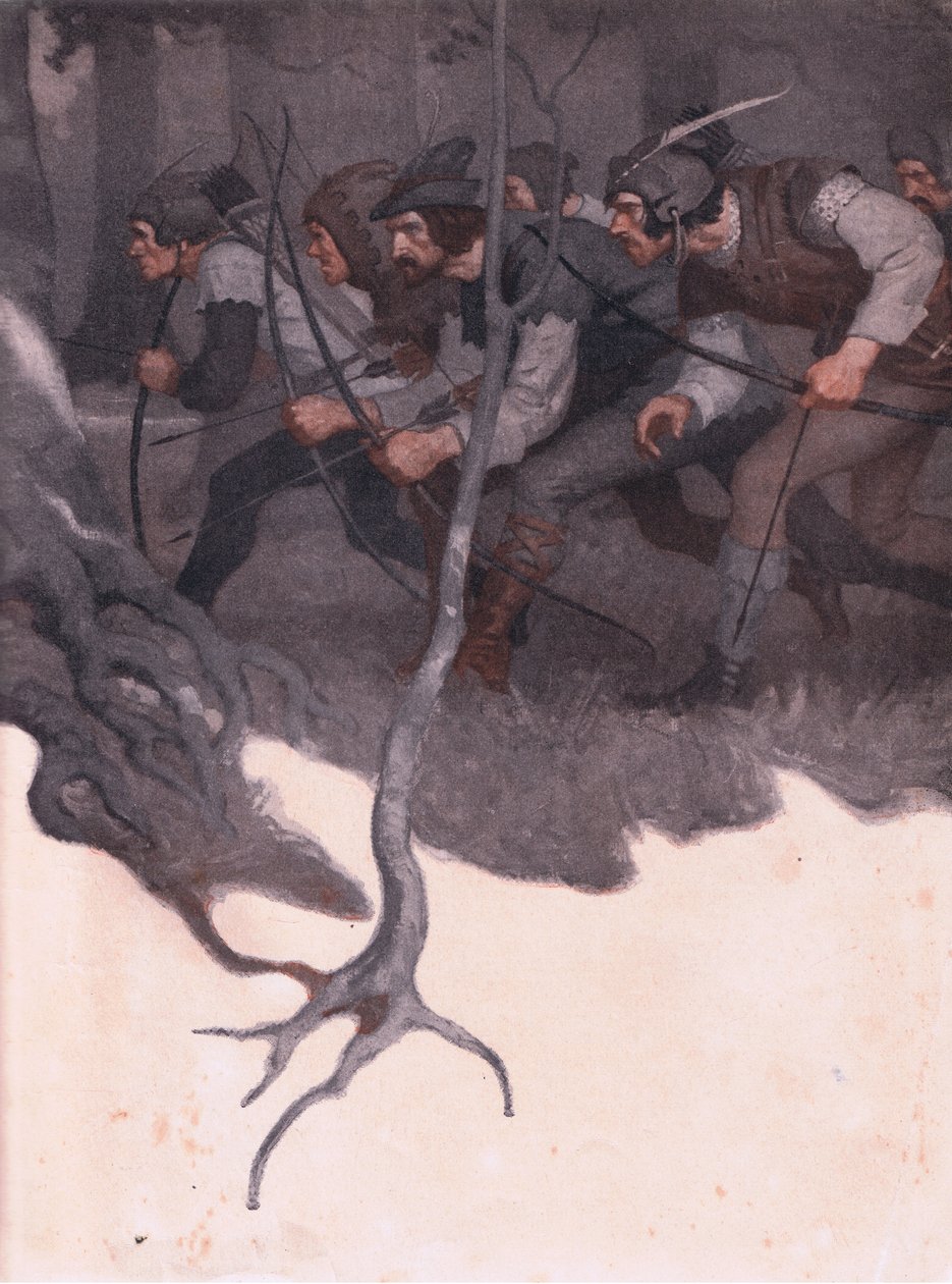 İç kapak tasarımı, 1916 by Newell Convers Wyeth