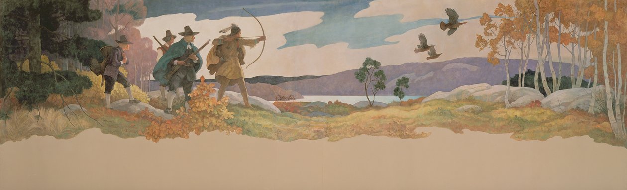 Türkiye Avcıları, 1941 by Newell Convers Wyeth