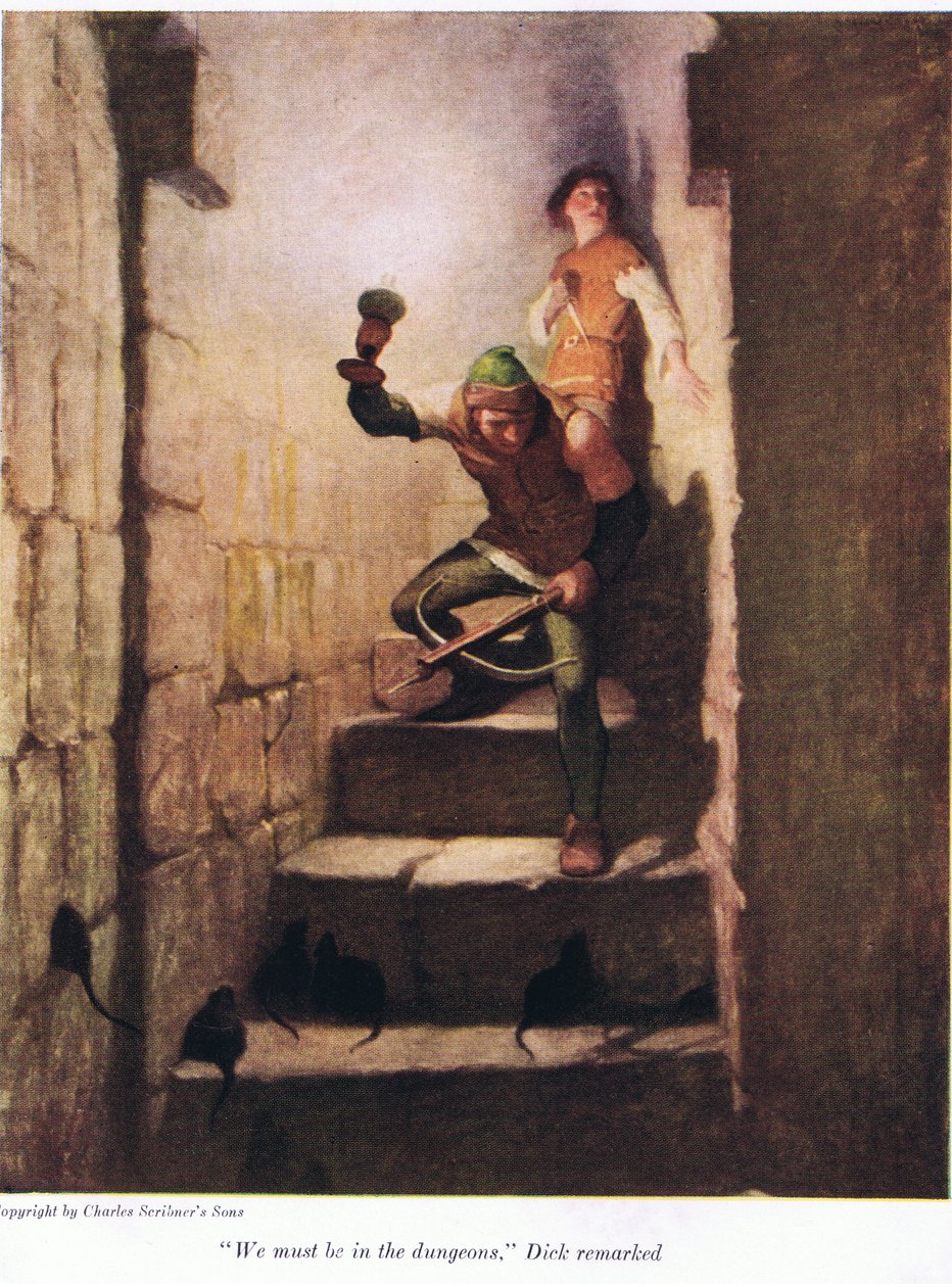 Zindanlarda olmalıyız, dedi Dick, 1916 by Newell Convers Wyeth