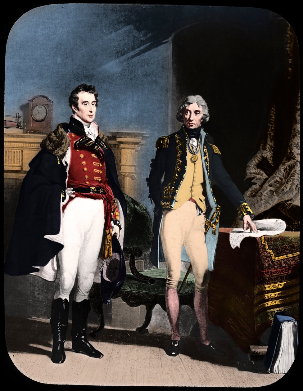 Ordu ve Deniz Kuvvetleri, Wellington ve Nelson, c1805. by Newton and Co