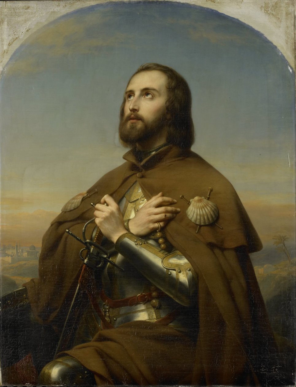 Eberhard (1445-96), Würtemberg Dükü, Kutsal Topraklarda Hacı olarak by Nicaise de Keyser