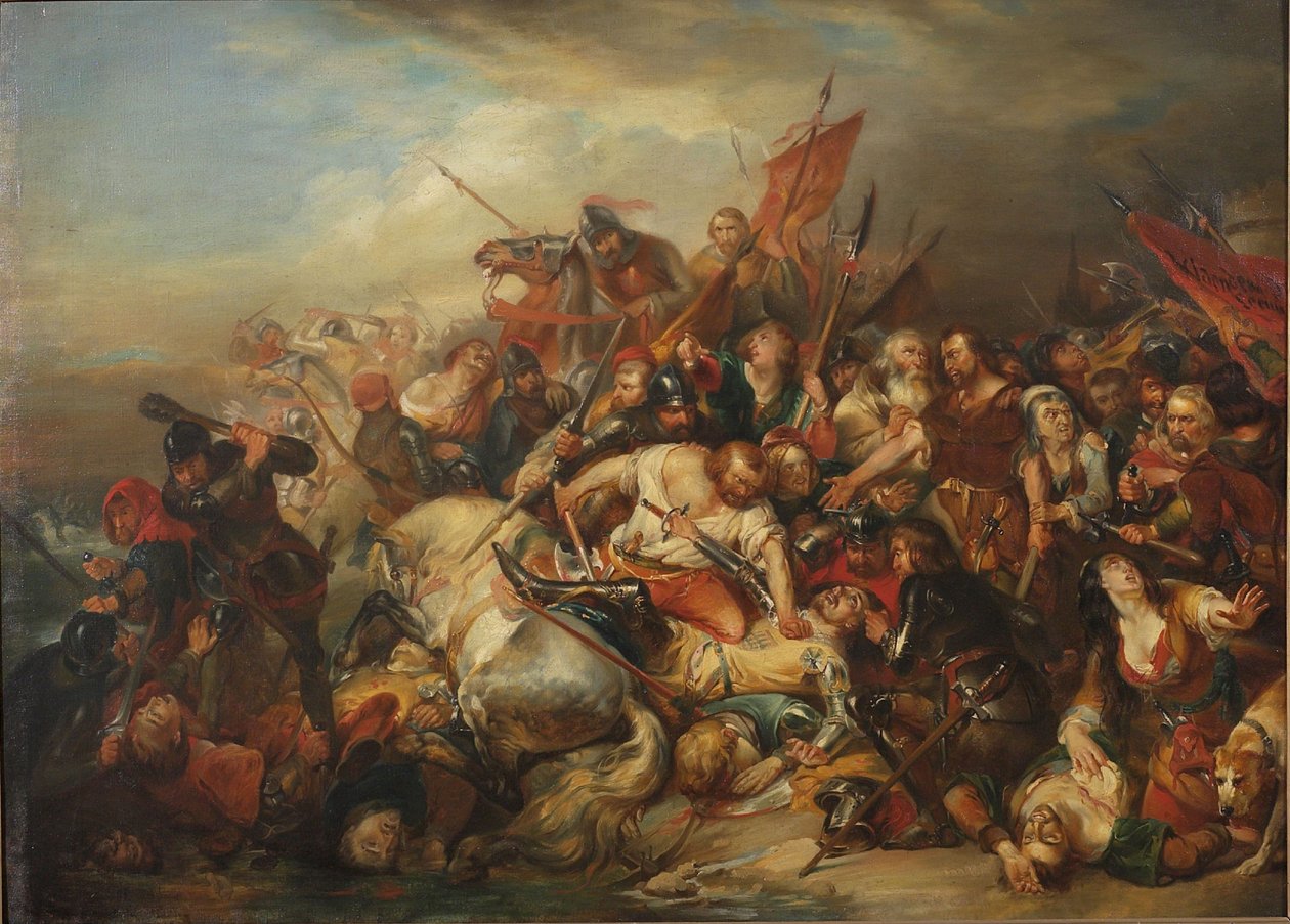 Altın Mahmuzlar Savaşı, 11 Temmuz 1302. by Nicaise de Keyser