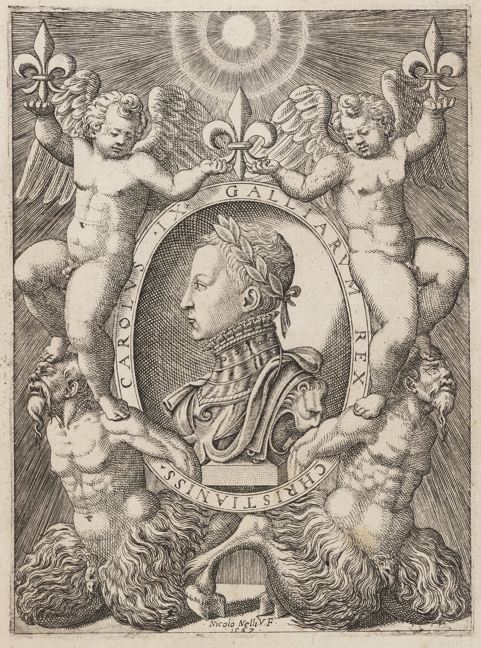 Fransa Charles IX, pub. c.1567 by Niccolò Nelli
