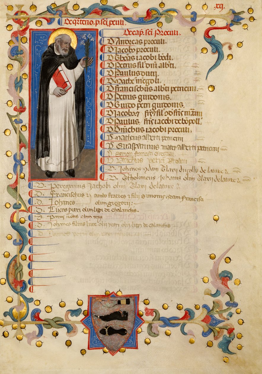 Aziz Dominik by Niccolò di Giacomo da Bologna