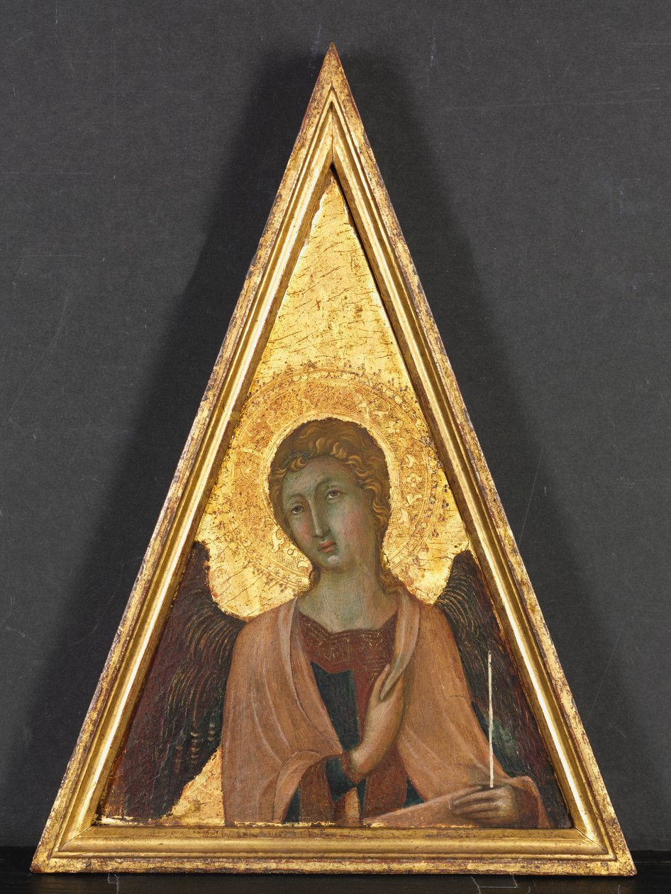 Angel ile Pinnacle, c. 1340. by Niccolò di Segna