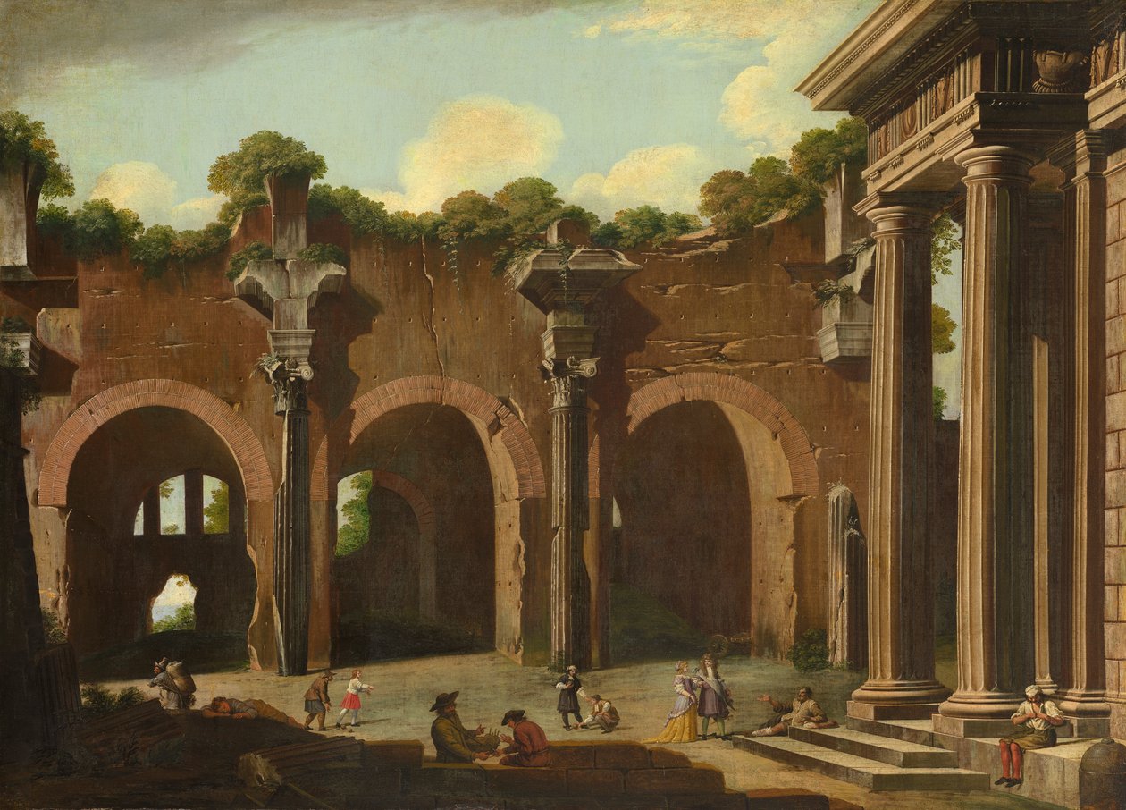 Dor Sütunlu Konstantin Bazilikası, 1685-90 by Niccolo Codazzi
