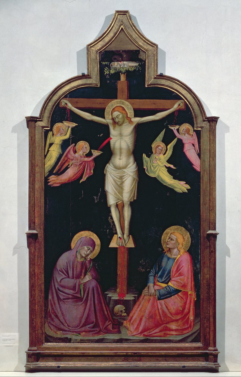 Çarmıha germe (panelde tempera) by Niccolò Pietro di Gerini