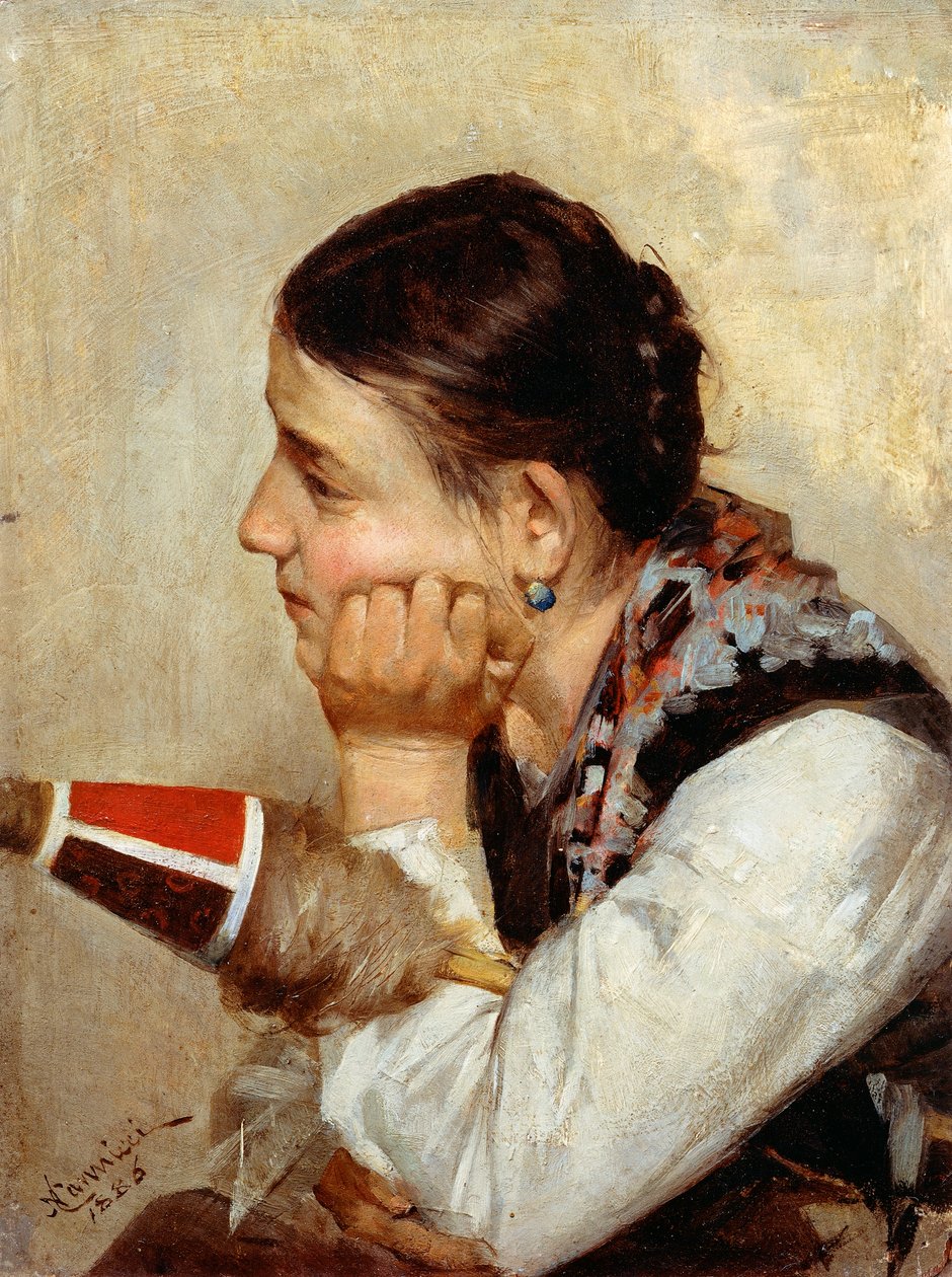 Dönücü derin düşüncelere daldı by Niccolo Cannicci