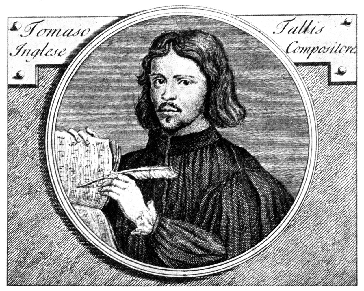 Thomas Tallis, c1505-1585, İngiliz orgcu ve besteci, 1700 by Niccolo Francesco Haym
