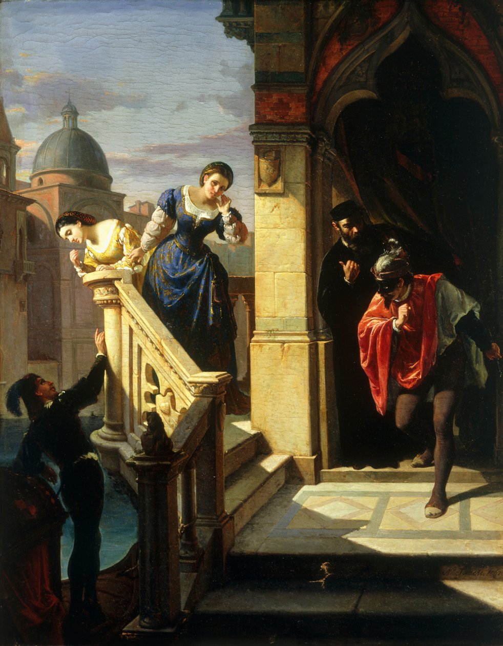 Venedik Entrikası, 1862 by Niccolo Sanesi