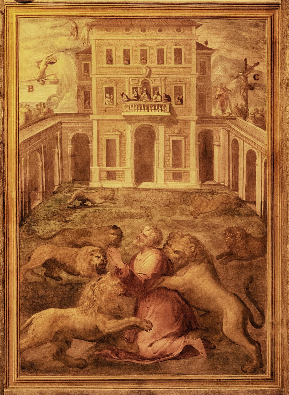 Minör Bazilika Santo Stefano Rotondo, Santo Stefano al Monte Celio, Santo Stefano Bazilikası Rotondo al Celio by Niccolo called Pomarancio Circignani