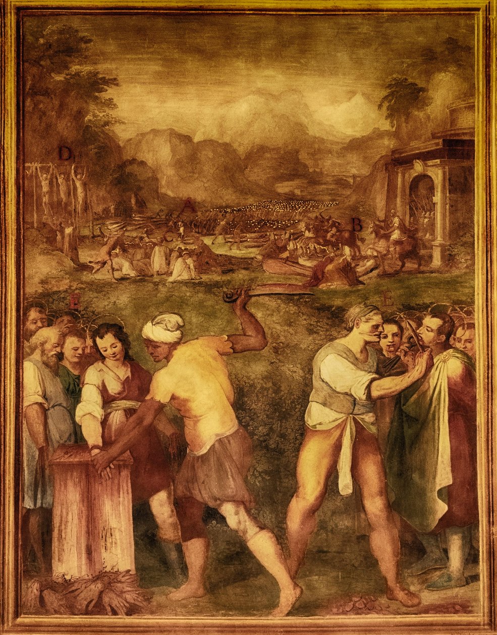 Minör Bazilika Santo Stefano Rotondo, Santo Stefano al Monte Celio, Santo Stefano Bazilikası Rotondo al Celio by Niccolo called Pomarancio Circignani