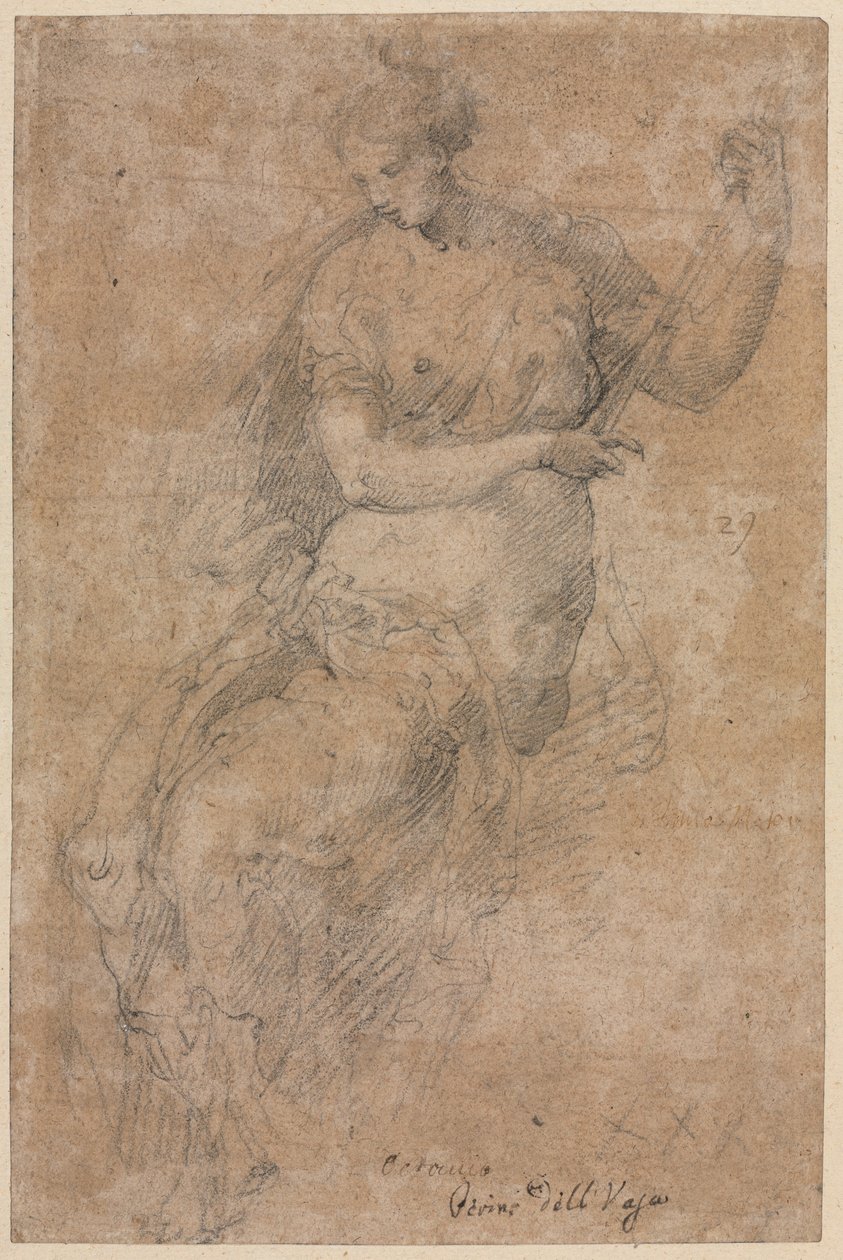 Alegorik Figür (rekto) by Niccolo dell
