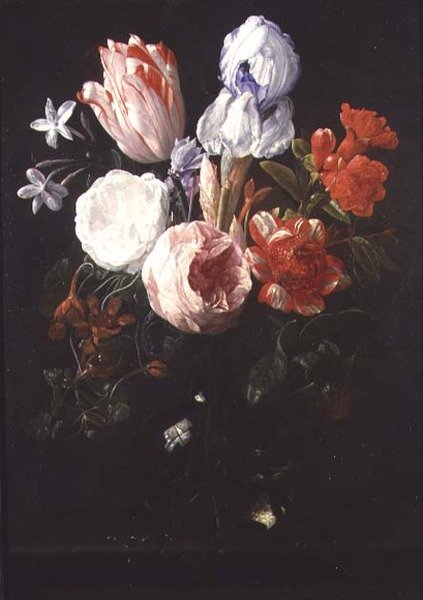 Çiçeklerle Natürmort by Nicholaes van Verendael