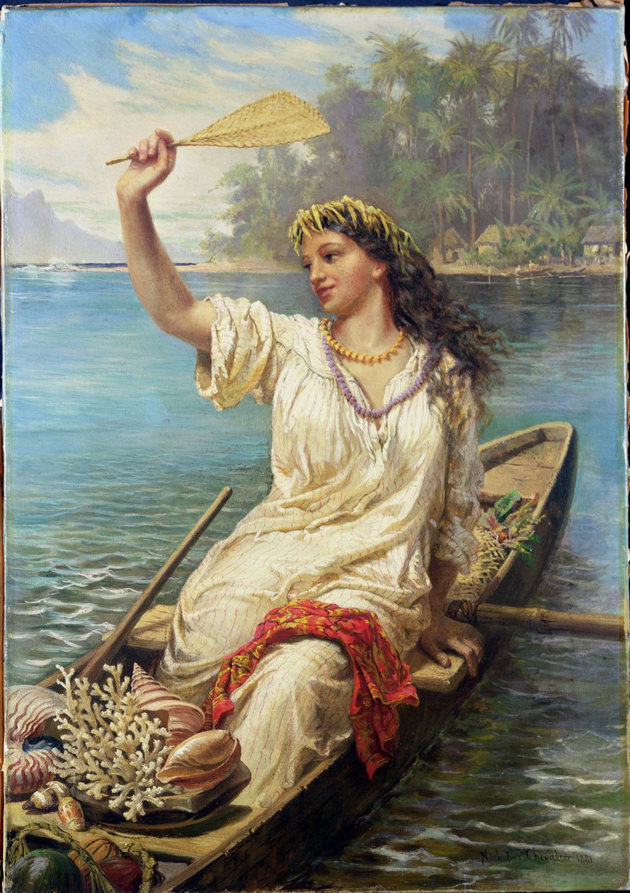 Güney Denizi Güzeli by Nicholas Chevalier