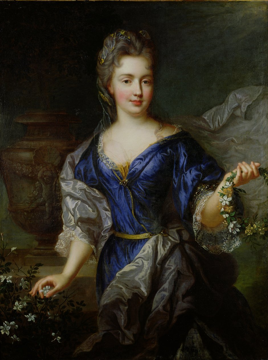 Marie-Anne de Bourbon (1666-1739) Conti Prensesi by Nicolas de Largillière