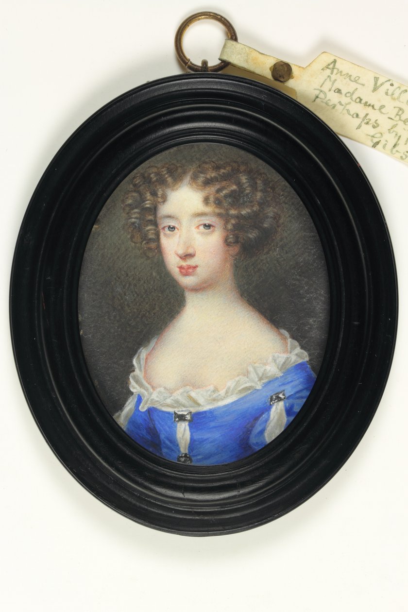 Anne Villiers, Madam Bentinck (fildişi üzerine suluboya) by Nicholas (fl.1667 1708) Gibson Richard or Dixon