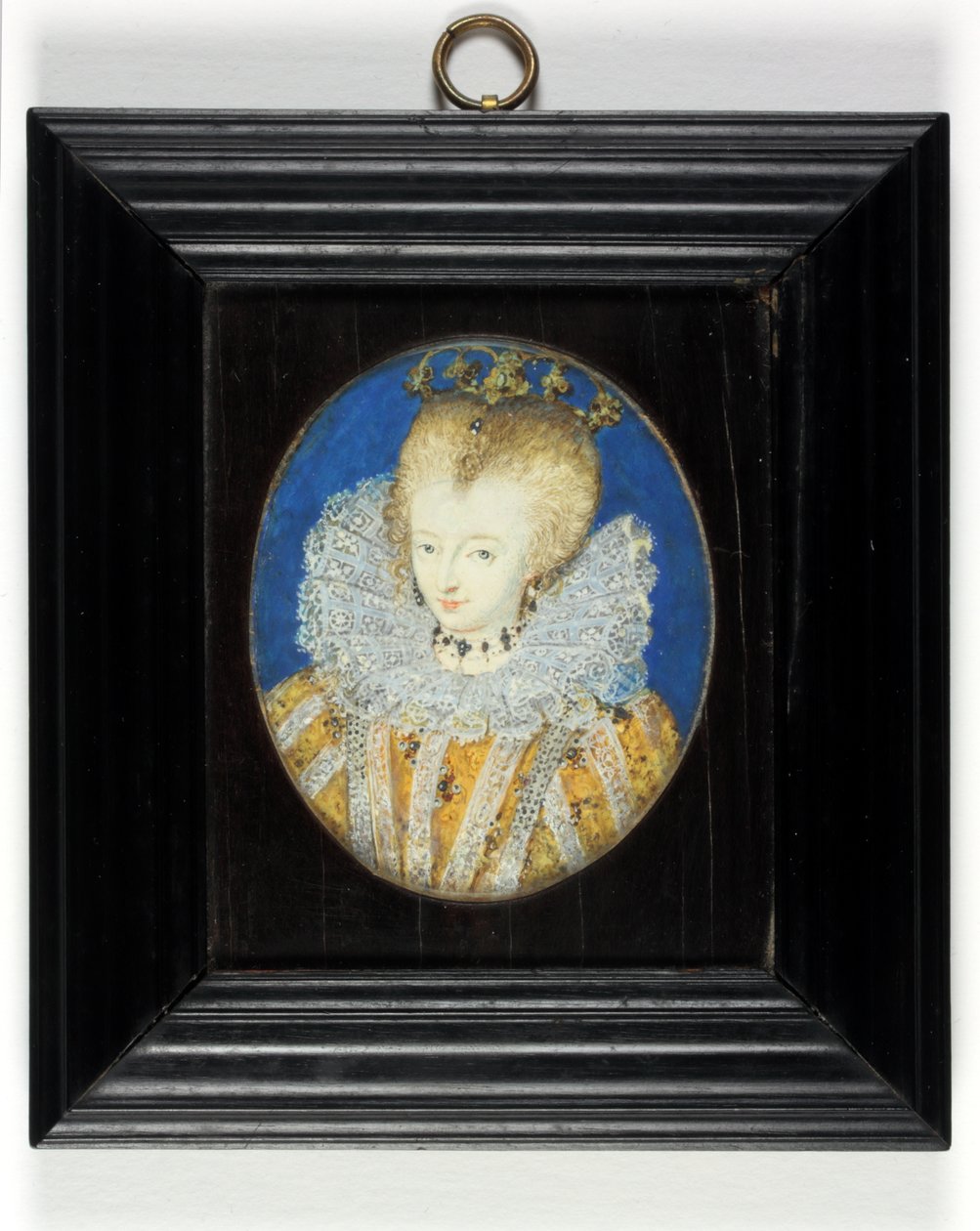 Geleneksel Olarak Kraliçe I. Elizabeth Olarak Tanımlanan Bir Leydi Prenses (emaye) by Nicholas Hilliard