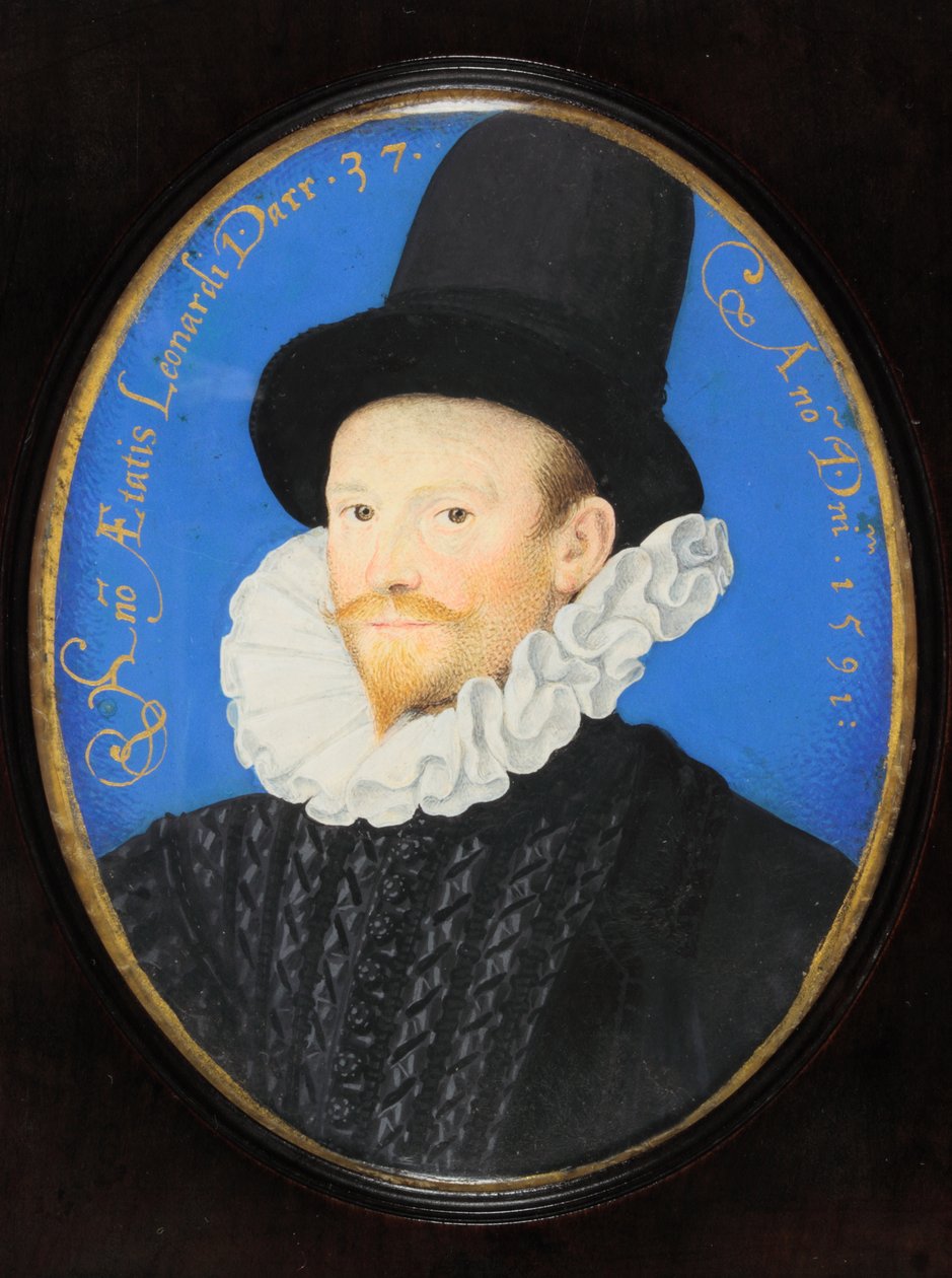 Leonard Darr (emaye) by Nicholas Hilliard