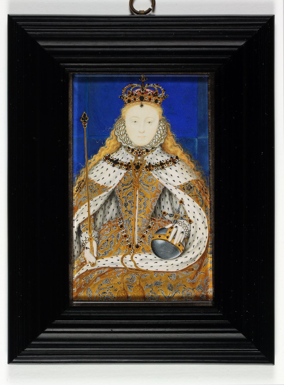 Kraliçe I. Elizabeth (emaye) by Nicholas Hilliard