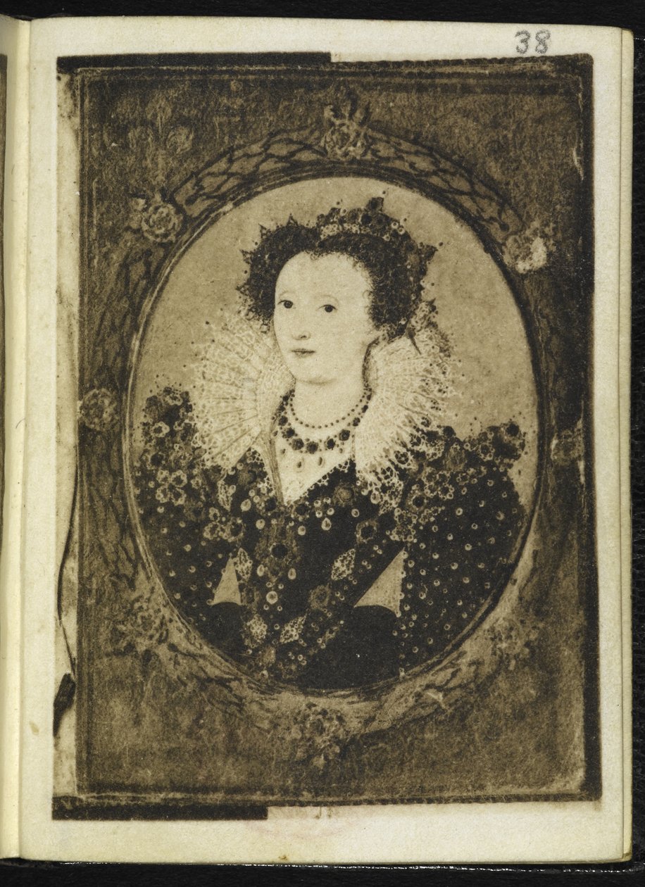 Kraliçe I. Elizabeth (minyatür) by Nicholas Hilliard