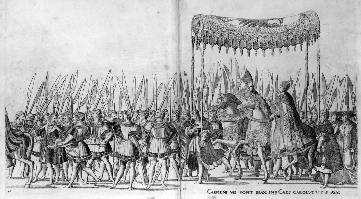 Papa Clement VII ve İmparator Charles V