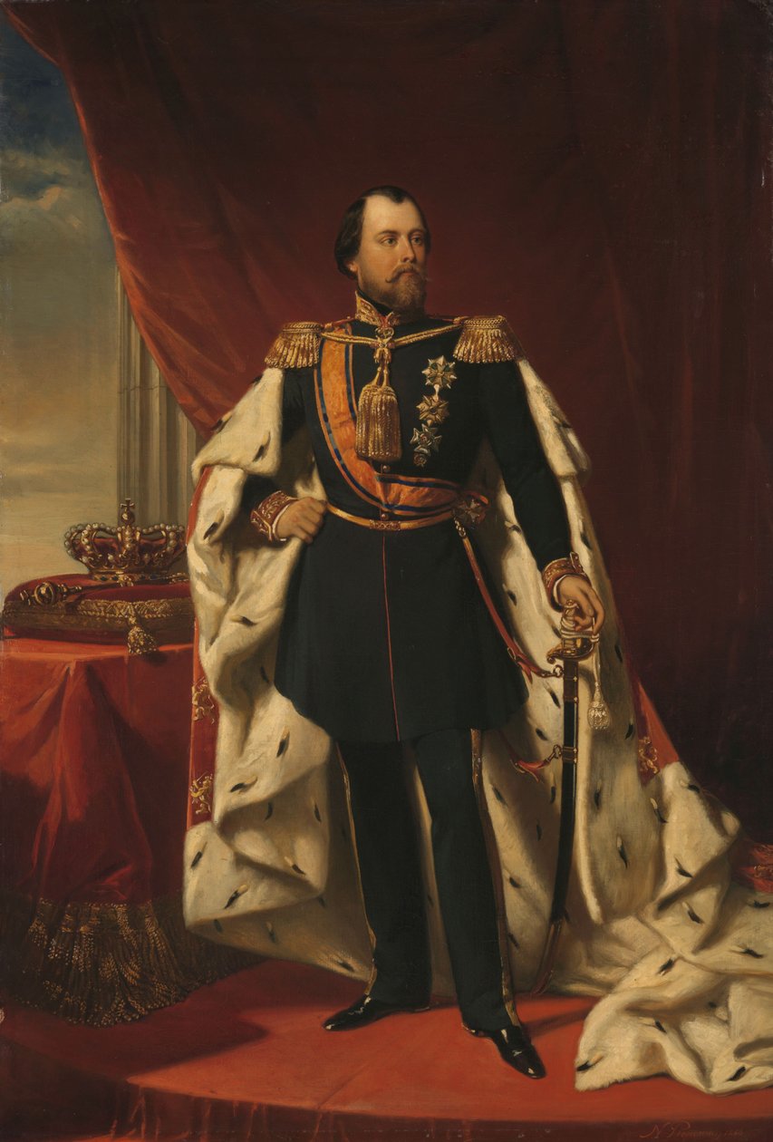 William III (1817-1890), Hollanda Kralı by Nicholas Pieneman