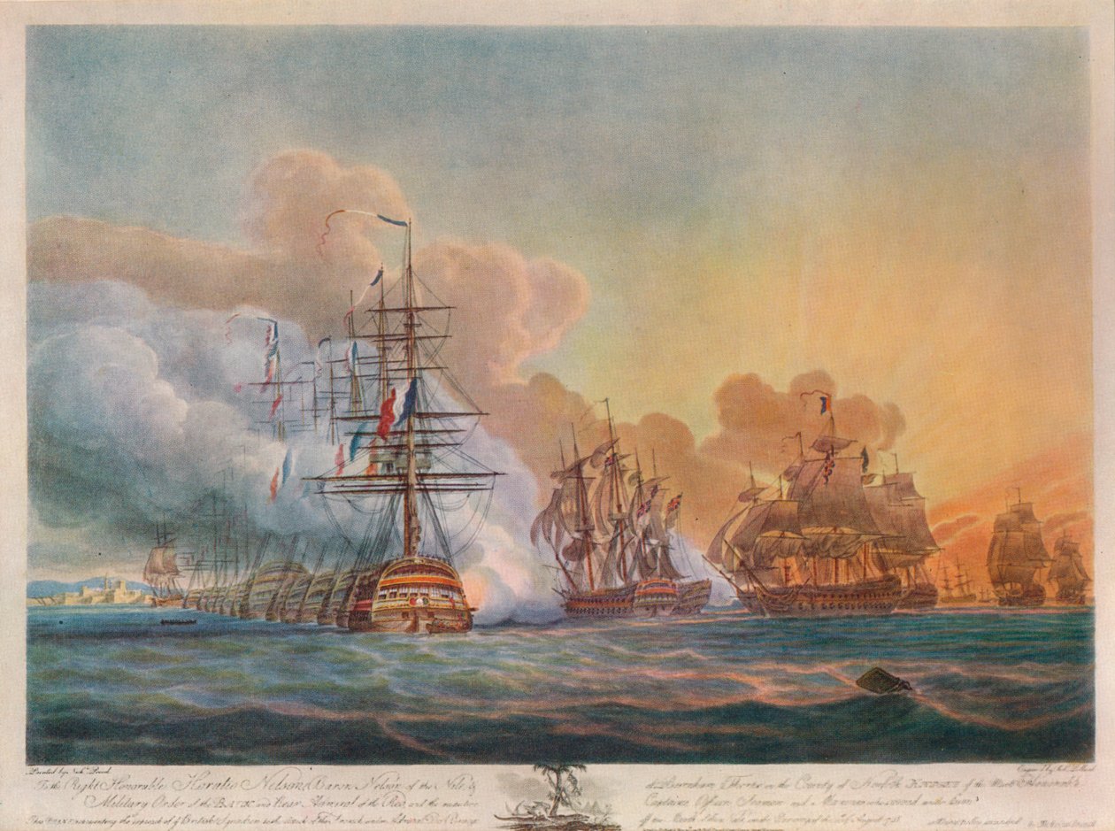 Nil Savaşı, c1799 by Nicholas Pocock
