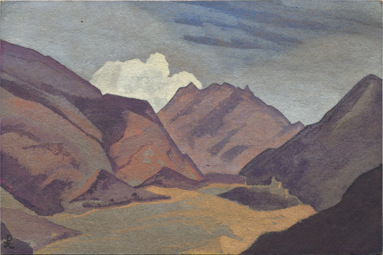 Baltistan, Ladakh sınırı, 1936 by Nicholas Roerich
