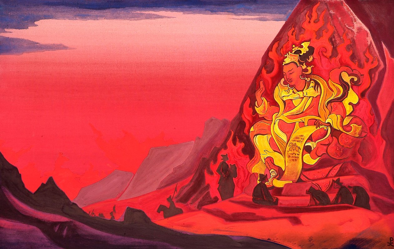 Rigden Djapo Komutanlığı, 1933. by Nikolai Konstantinowitsch Roerich