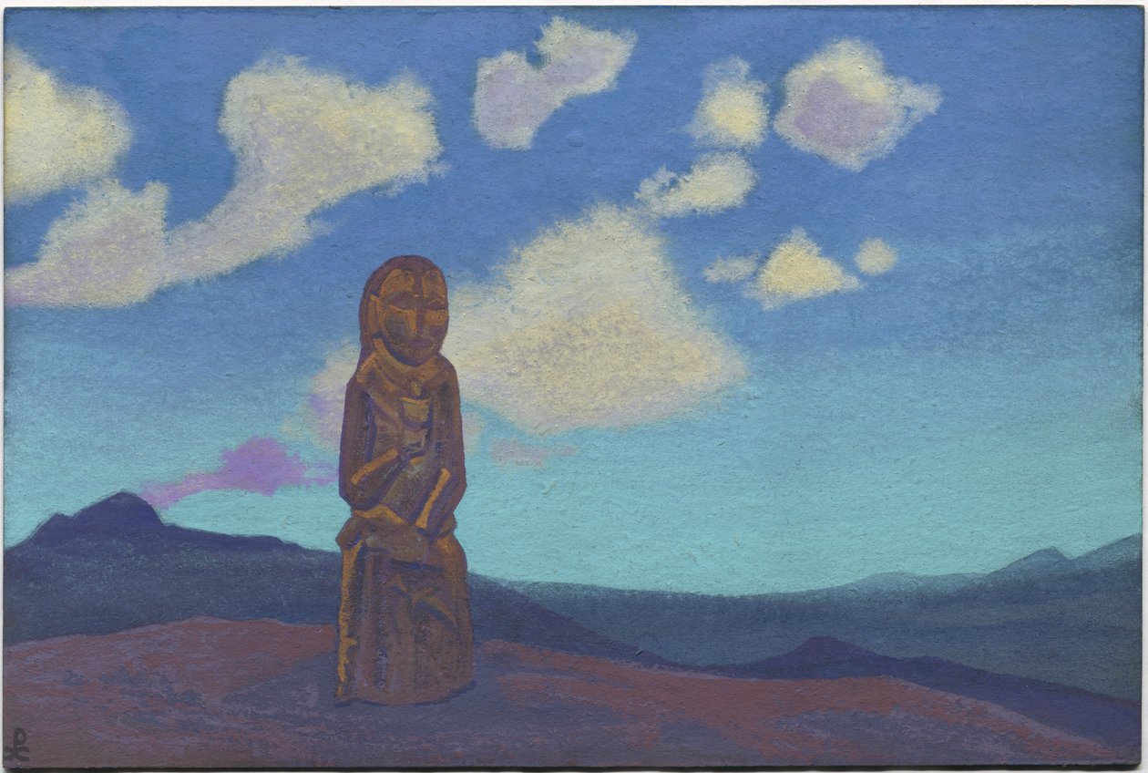 Kadeh Muhafızı, Moğolistan, 1937 by Nicholas Roerich