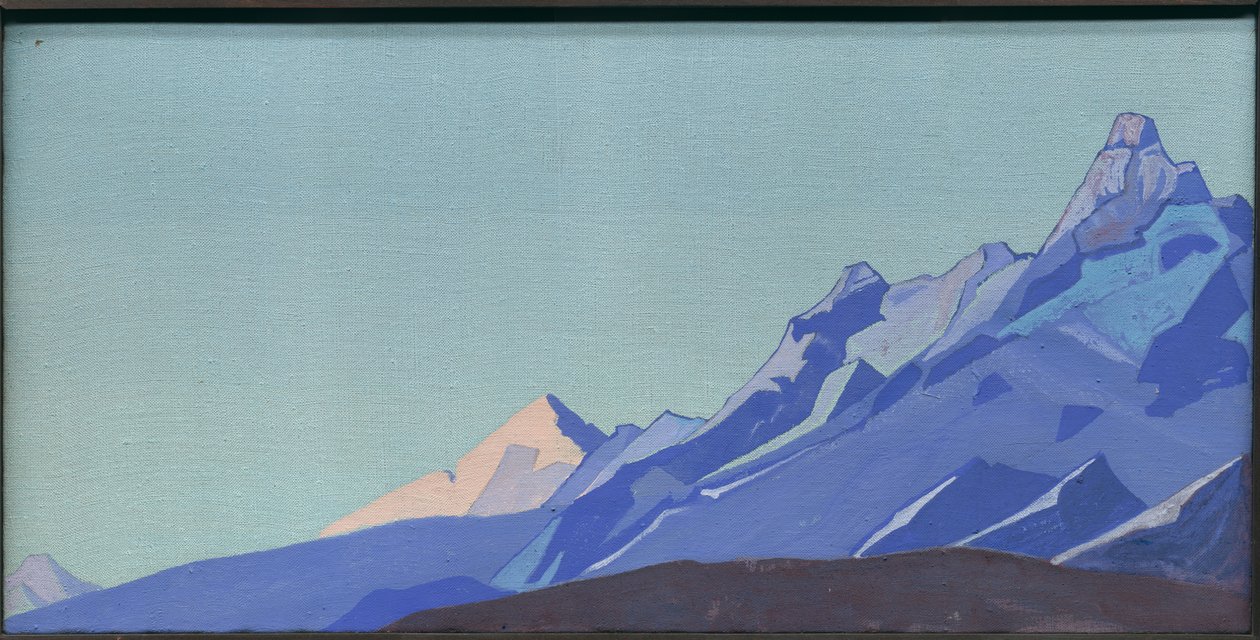Himalayalar, Akşam, 1933 by Nicholas Roerich