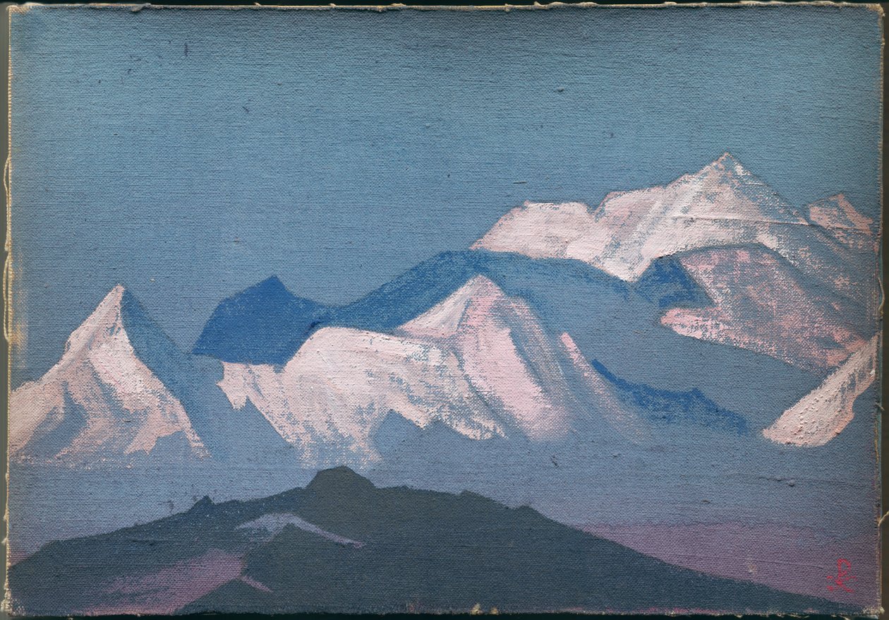 Himalayalar, eskiz, 1933 by Nicholas Roerich