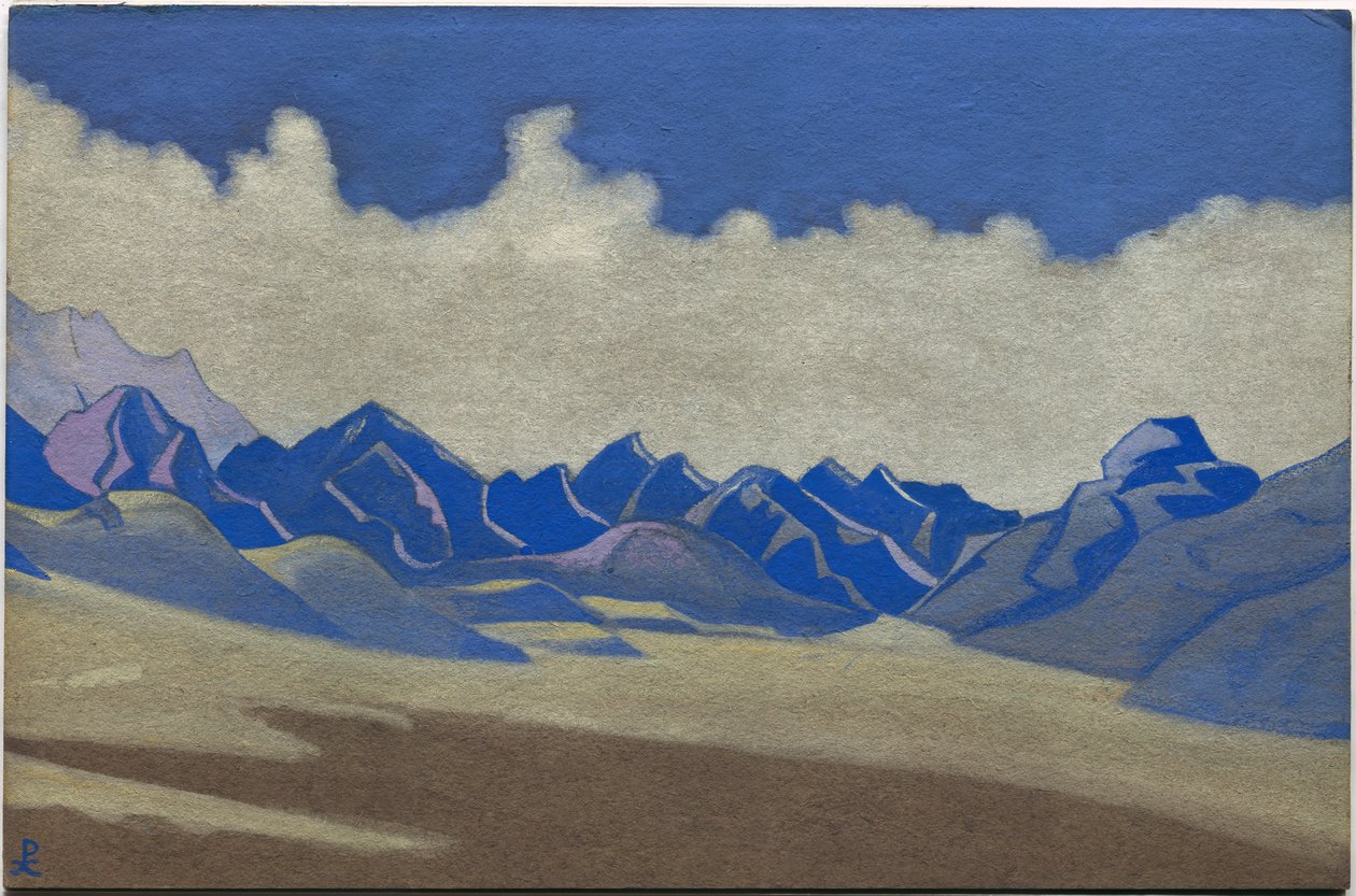 Karakurum, Türkistan Yolu, 1936 by Nicholas Roerich
