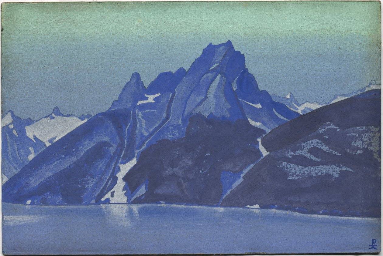Naga Gölü, Keşmir, 1936 by Nicholas Roerich