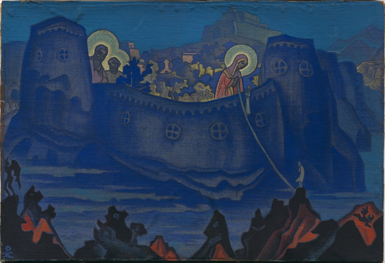 Madonna Laboris, eskiz, 1933 by Nicholas Roerich