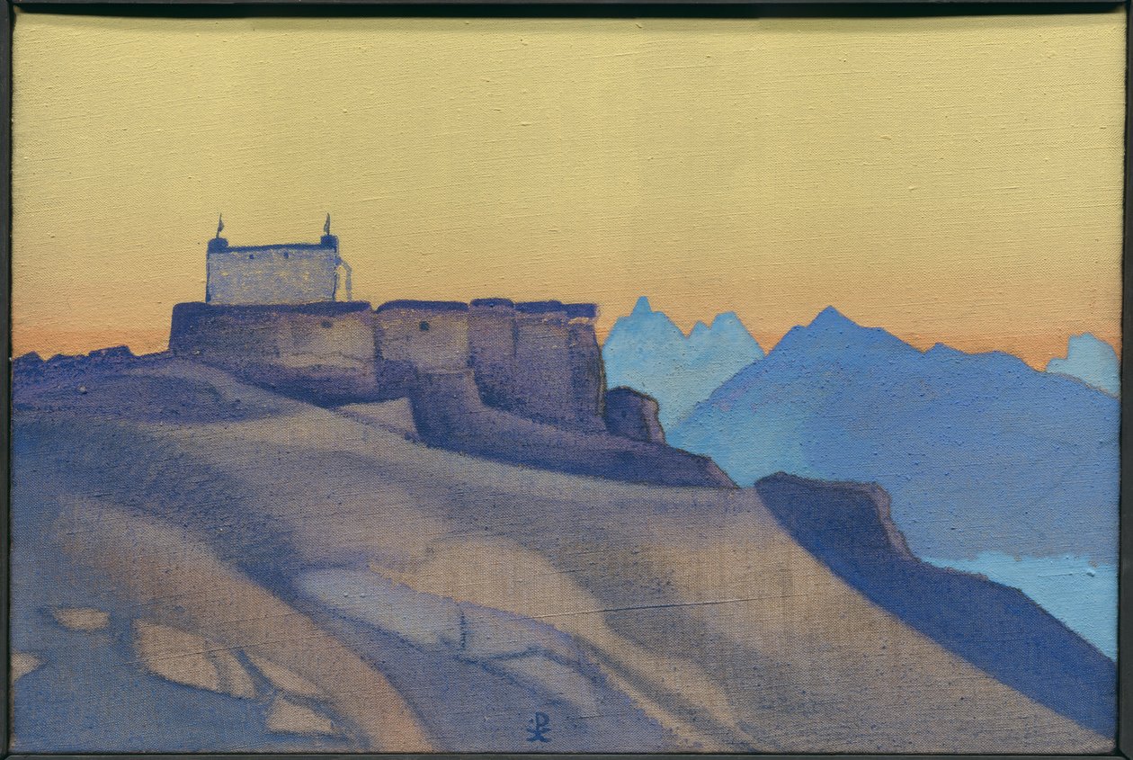Manastır, Sissu, 1932 by Nicholas Roerich