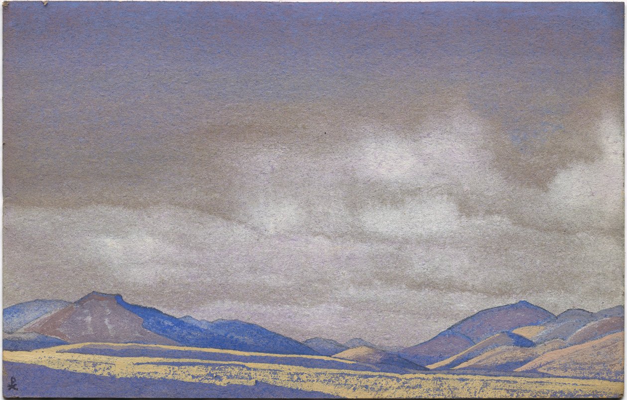 Moğolistan, Chahar Tepeleri, 1936 by Nicholas Roerich