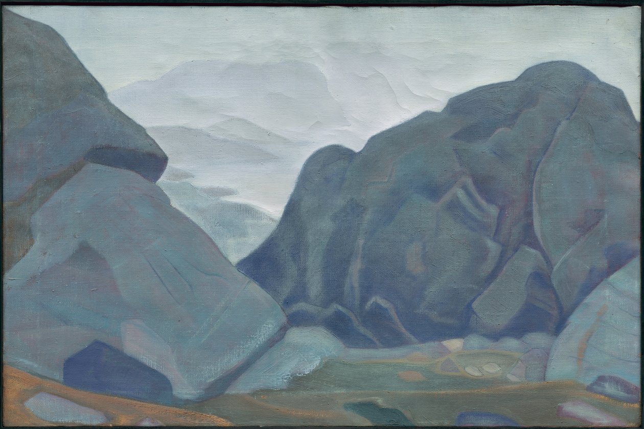 Monhegan, Maine, "Okyanus" serisi, 1922 by Nicholas Roerich