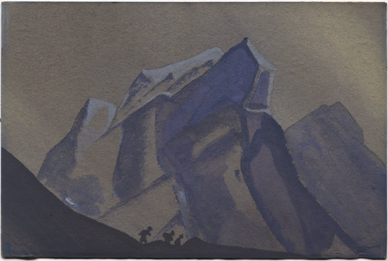 Dağ Geçidi, Fırtına, 1936 by Nicholas Roerich