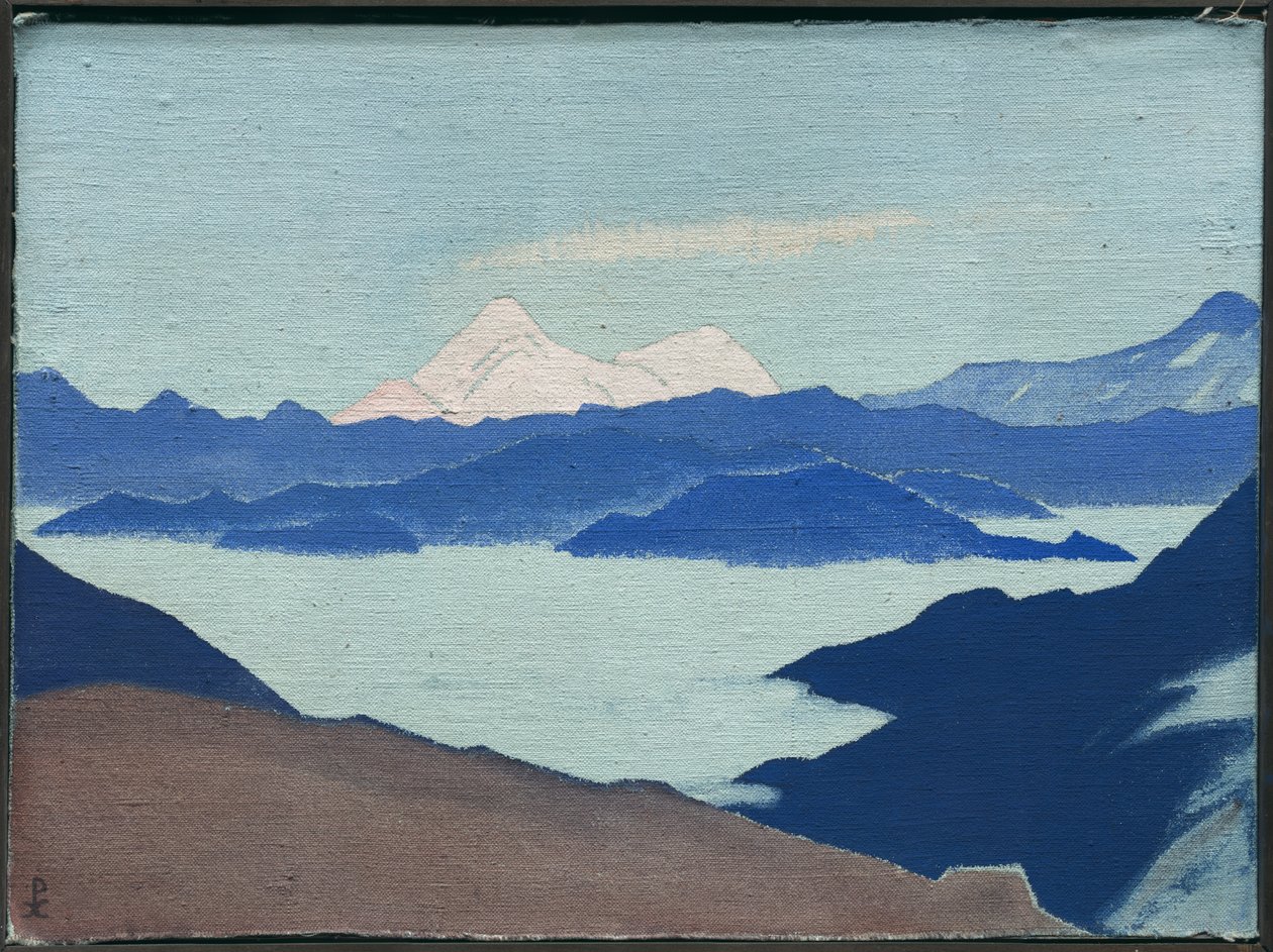 Kutsal Himalayalar, 1933 by Nicholas Roerich