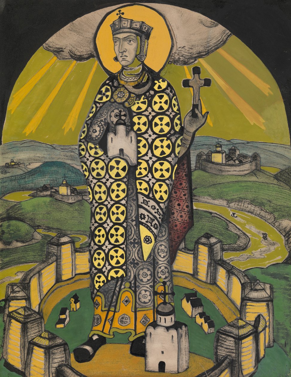 Aziz Olga, Kiev Prensesi by Nikolai Konstantinowitsch Roerich