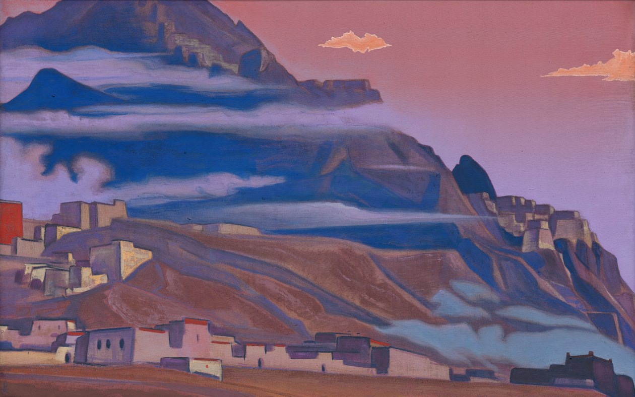 Şekar Dzong, 1933 by Nicholas Roerich