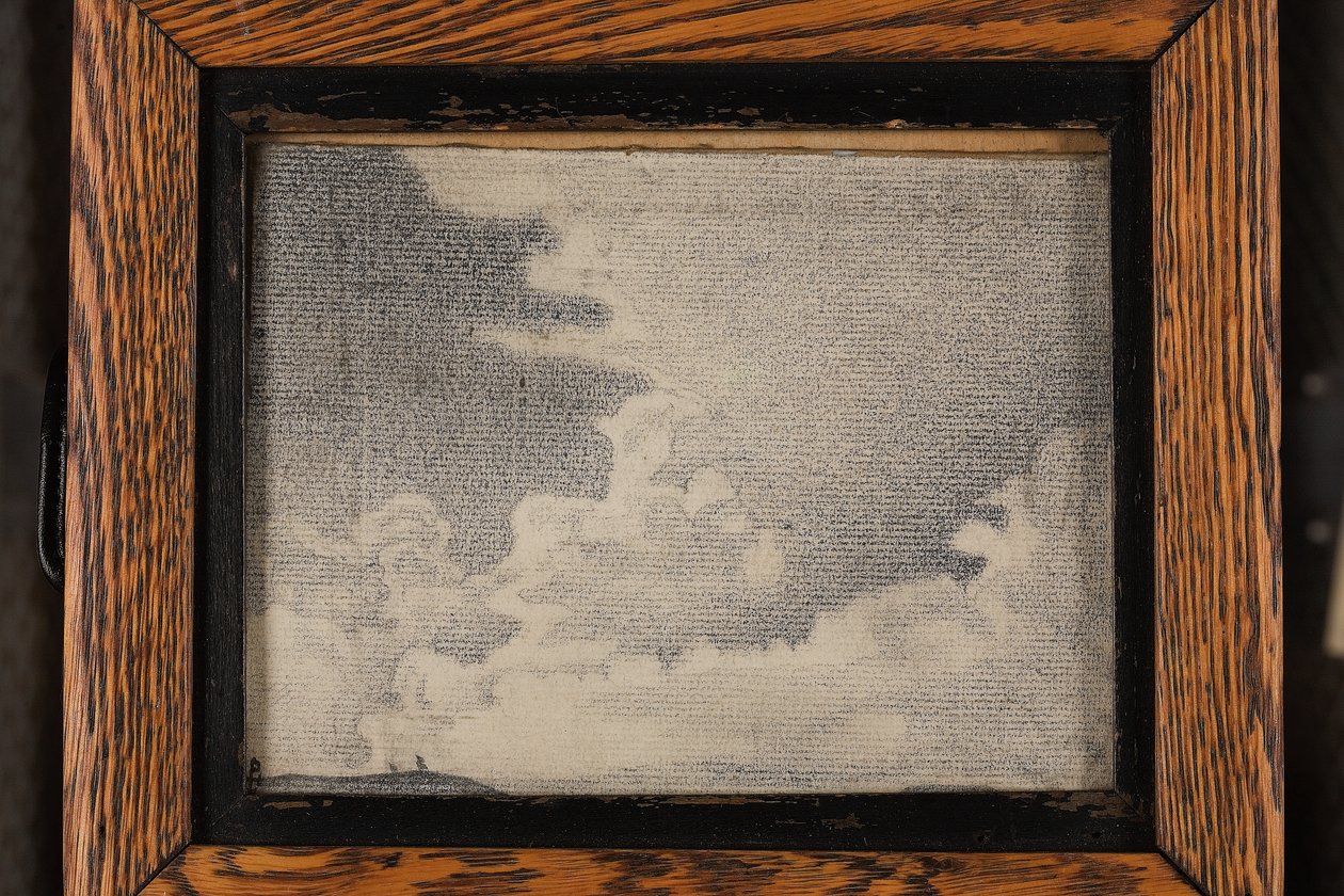 Manzara ve bulutların taslağı, c.1917-19 by Nicholas Roerich