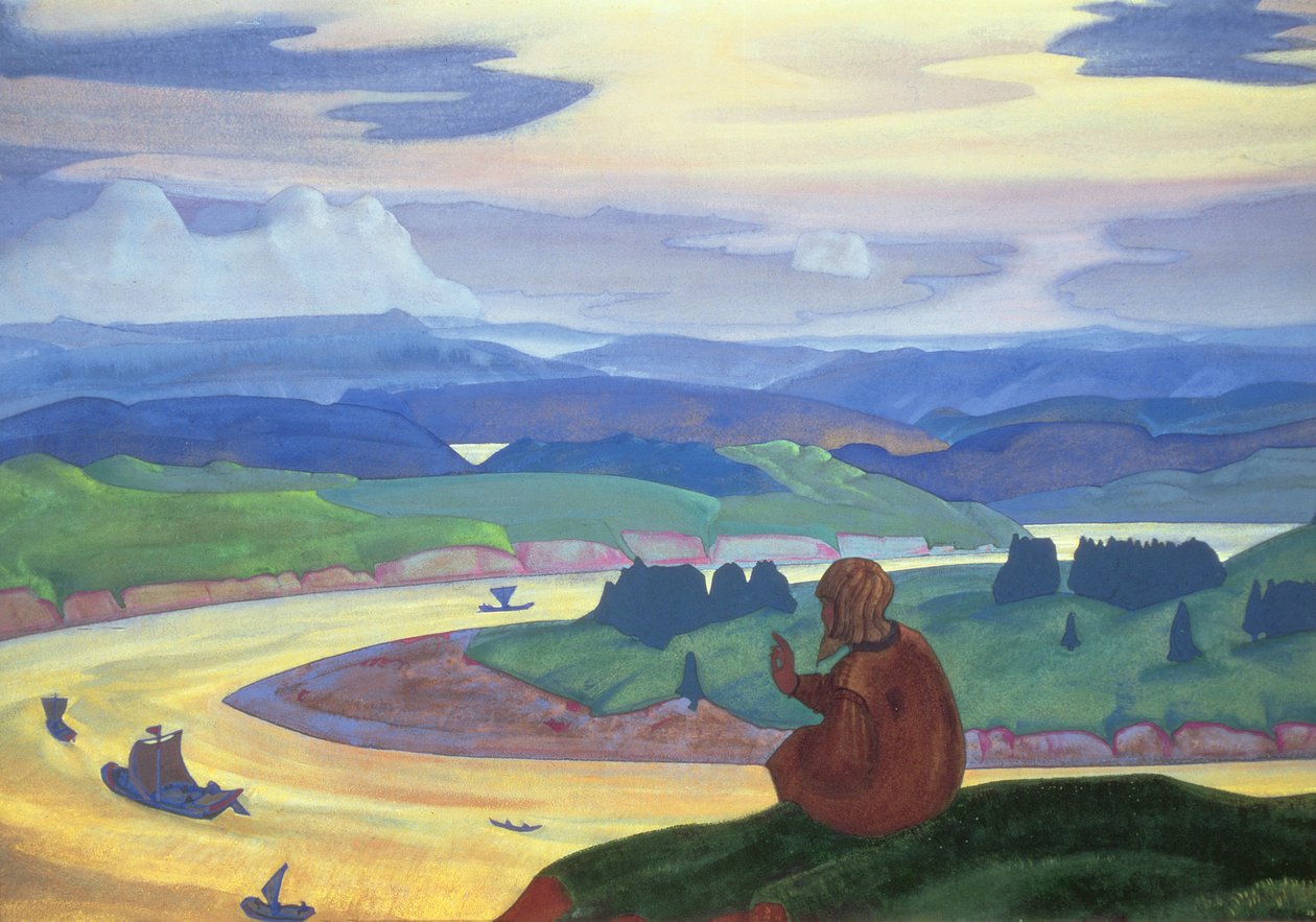 St. Prokopius, 1914 by Nicholas Roerich