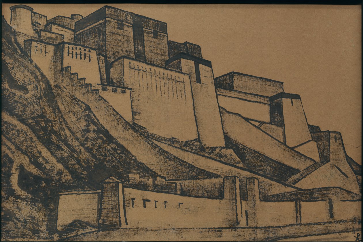 Kutsallar, "Tibet Yolu" serisi, 1924 by Nicholas Roerich